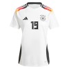 Maillot de Supporter Allemagne Sane 19 Domicile Euro 2024 Pour Femme